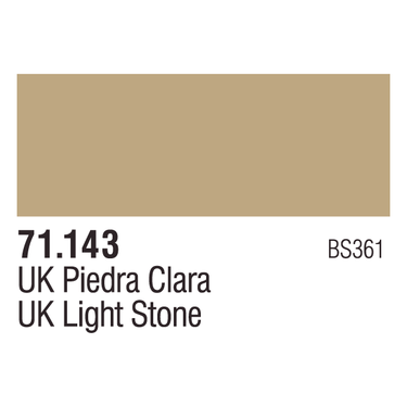 Vallejo 71143 Model Air UK Light Stone 17ml